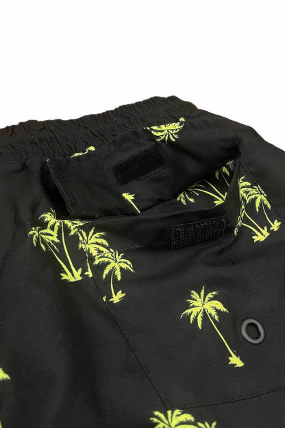 Palm Tree Print Swim Shorts - Purcell's Clothing Company