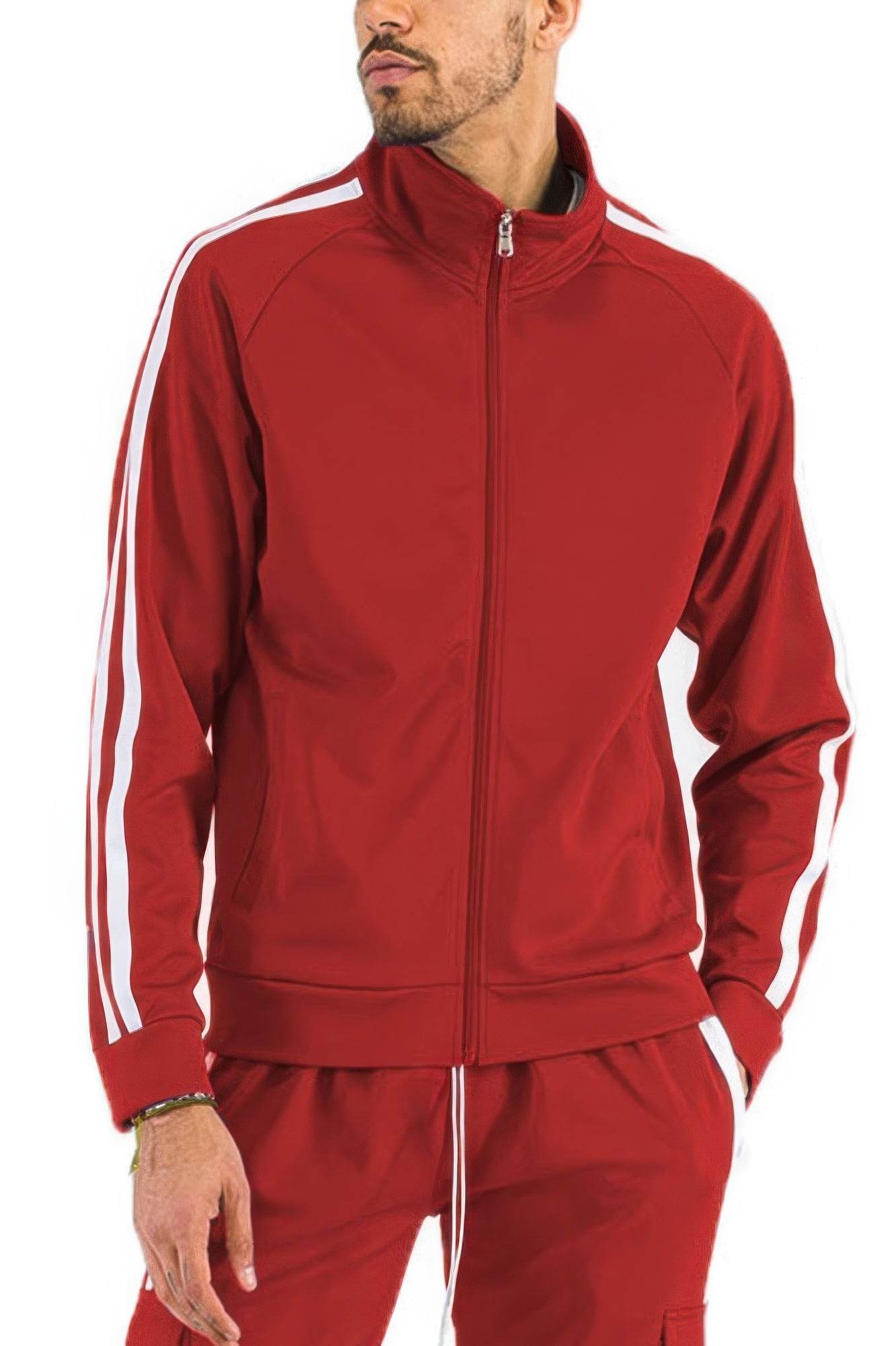 Two Stripe Track Jacket - Purcell's Clothing Company