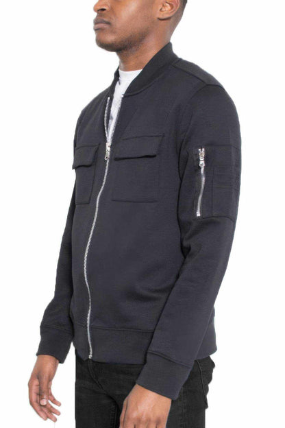 Cotton Zip Up Light Weight Jacket - Purcell's Clothing Company