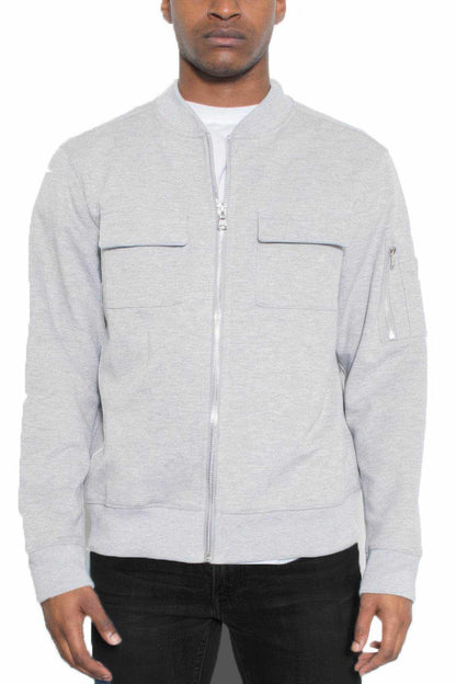 Cotton Zip Up Light Weight Jacket - Purcell's Clothing Company