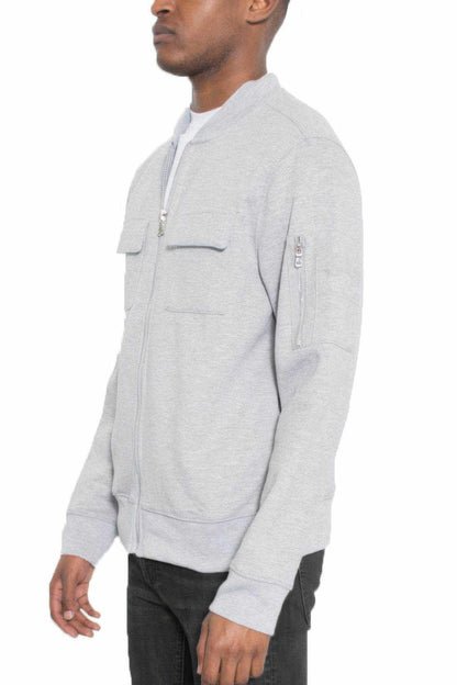 Cotton Zip Up Light Weight Jacket - Purcell's Clothing Company