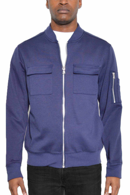 Cotton Zip Up Light Weight Jacket - Purcell's Clothing Company