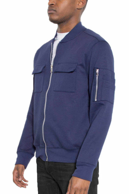 Cotton Zip Up Light Weight Jacket - Purcell's Clothing Company