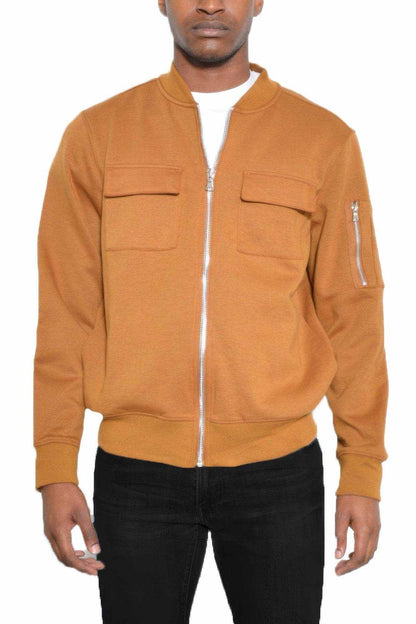 Cotton Zip Up Light Weight Jacket - Purcell's Clothing Company