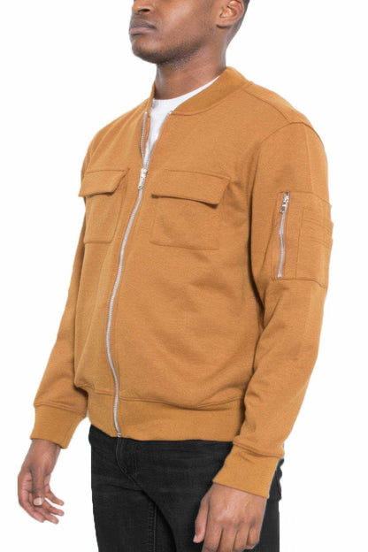 Cotton Zip Up Light Weight Jacket - Purcell's Clothing Company