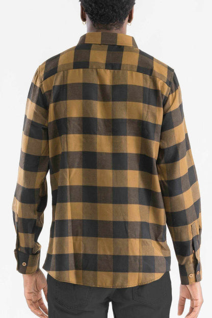 Checkered Long Sleeve Flannel Shirt - Purcell's Clothing Company