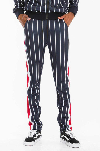 Printed Poly Span Track Pants - Purcell's Clothing Company