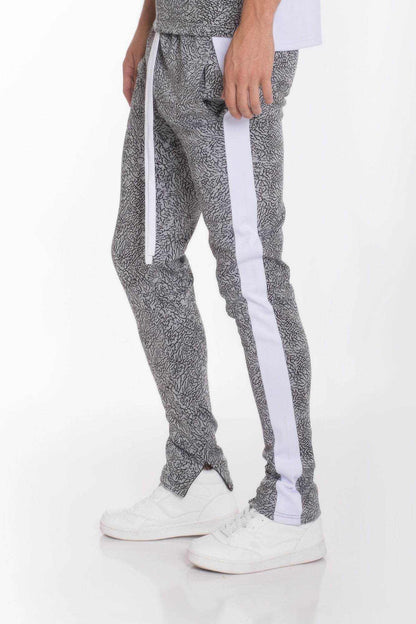 Elephant Print Track Pants - Purcell's Clothing Company