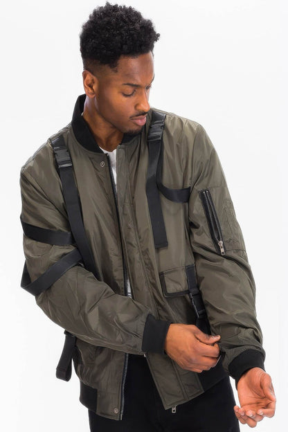 Mens Utility Strap Jacket - Purcell's Clothing Company