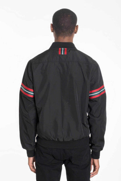 Luxury Woven Taped Bomber Jacket - Purcell's Clothing Company