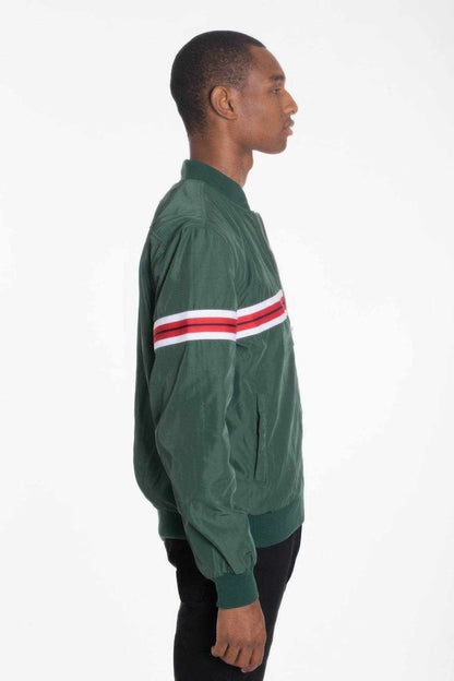 Luxury Woven Taped Bomber Jacket - Purcell's Clothing Company