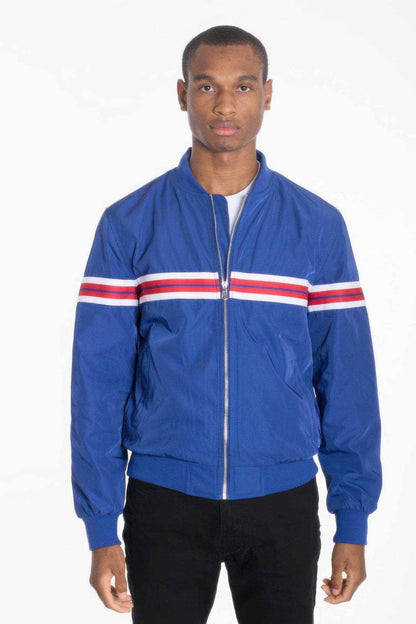 Luxury Woven Taped Bomber Jacket - Purcell's Clothing Company