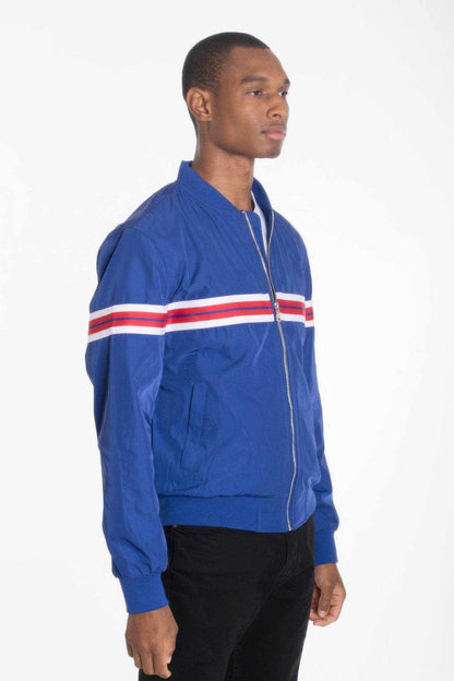 Luxury Woven Taped Bomber Jacket - Purcell's Clothing Company