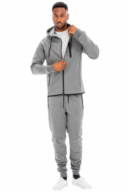 Mens Full Zip Sweat Pant Sweat Set - Purcell's Clothing Company