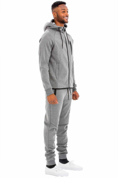 Mens Full Zip Sweat Pant Sweat Set - Purcell's Clothing Company