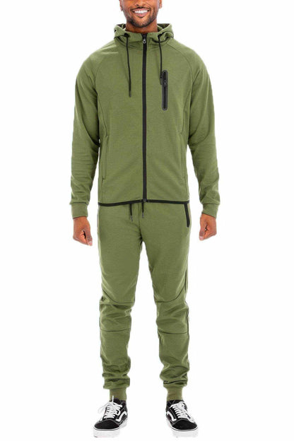 Mens Full Zip Sweat Pant Sweat Set - Purcell's Clothing Company