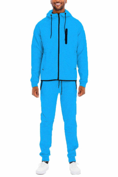 Mens Full Zip Sweat Pant Sweat Set - Purcell's Clothing Company