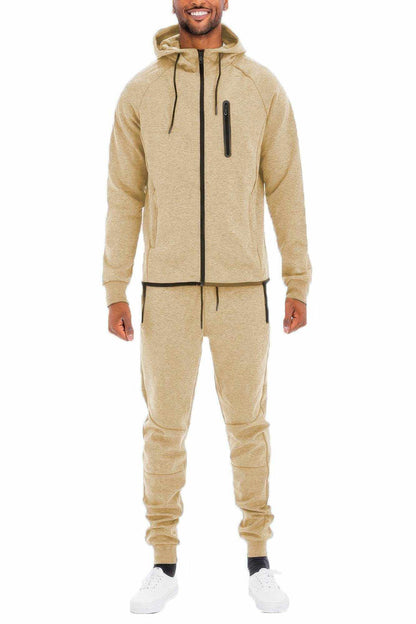 Mens Full Zip Sweat Pant Sweat Set - Purcell's Clothing Company