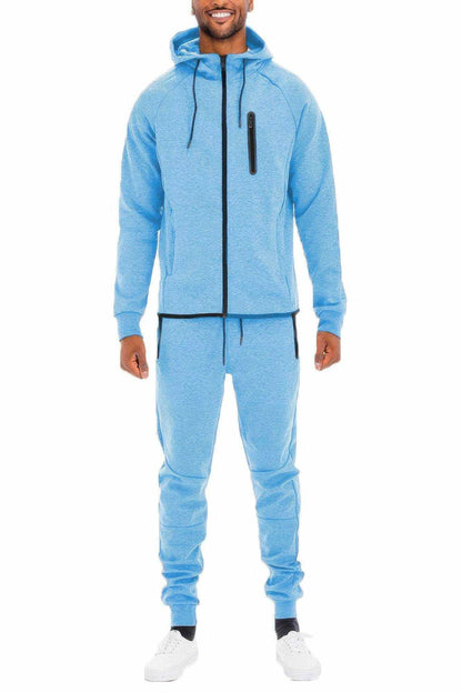 Mens Full Zip Sweat Pant Sweat Set - Purcell's Clothing Company