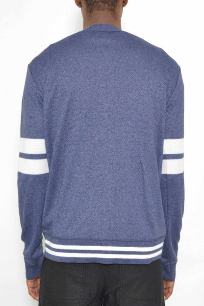 Mens Two Stripe Button Cardiganirt - Purcell's Clothing Company