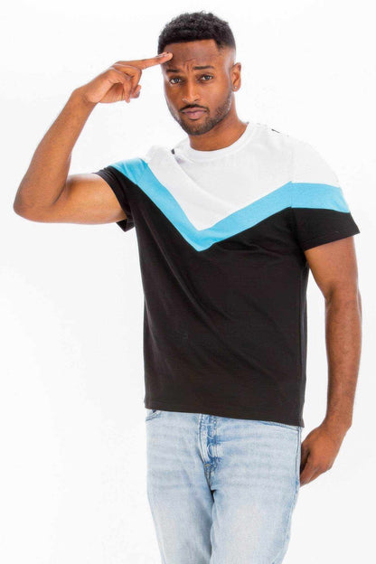Color Block Tshirt - Purcell's Clothing Company