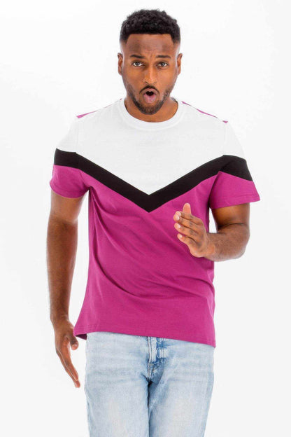 Color Block Tshirt - Purcell's Clothing Company