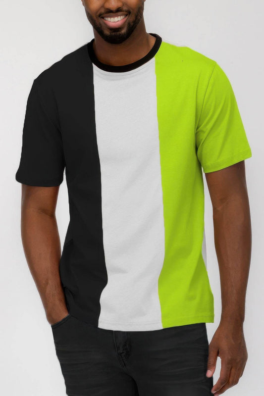 Mens Color Block T Shirt - Purcell's Clothing Company