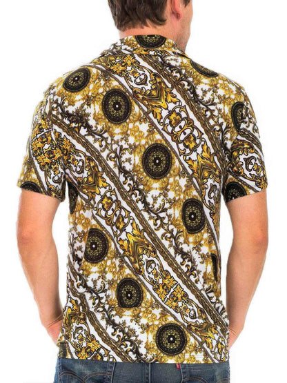 Mens Print Button Down Shirt - Purcell's Clothing Company