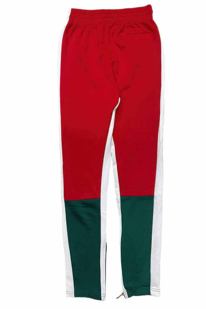 Mexico Print Color Block Track Sweatpants - Purcell's Clothing Company