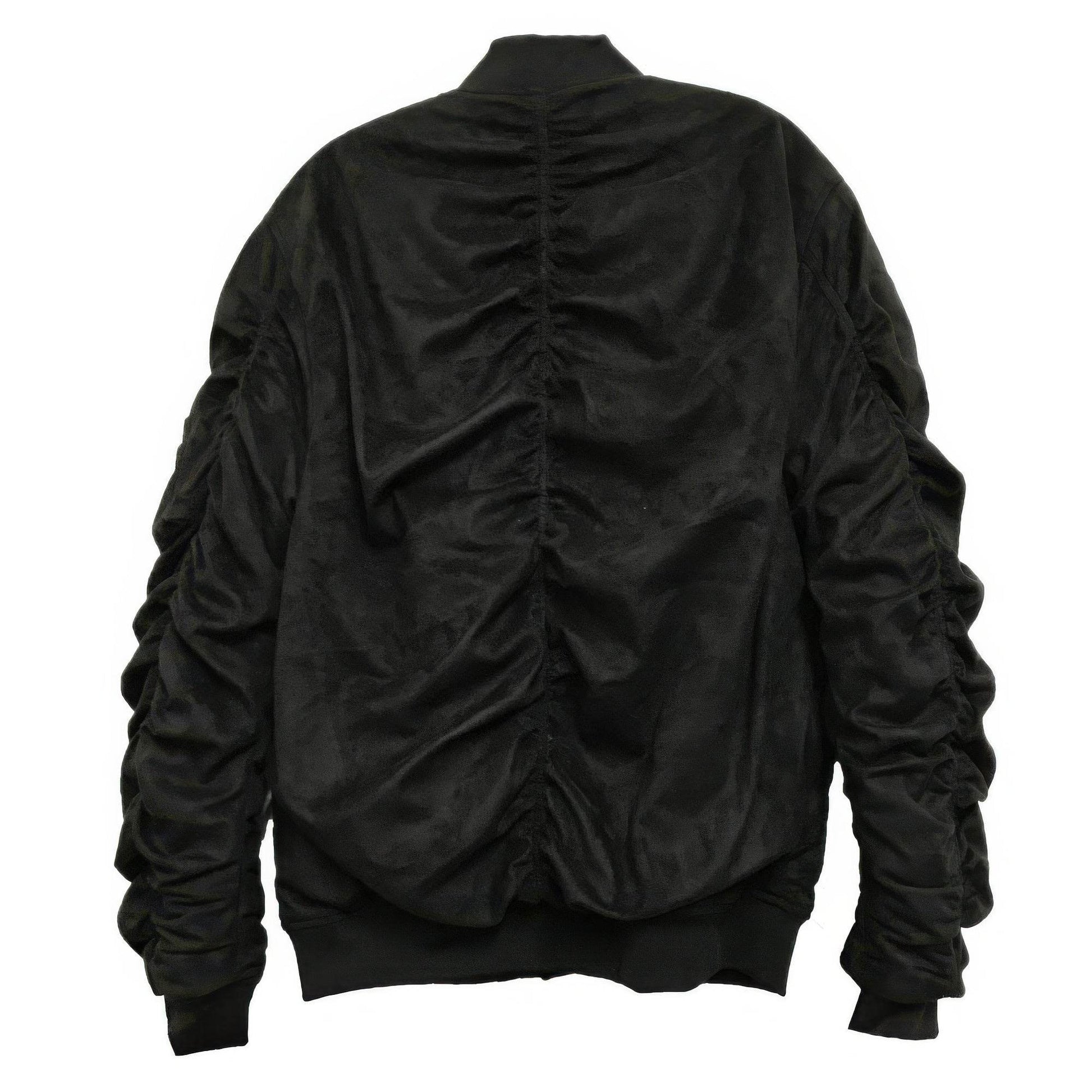 Mirosuede Scrunched Bomber Jacket - Purcell's Clothing Company