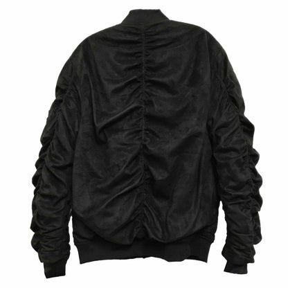 Mirosuede Scrunched Bomber Jacket - Purcell's Clothing Company