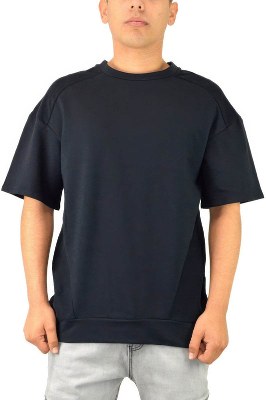 Mens Casual 1/2 Sleeve Sweatshirt Tops - Purcell's Clothing Company