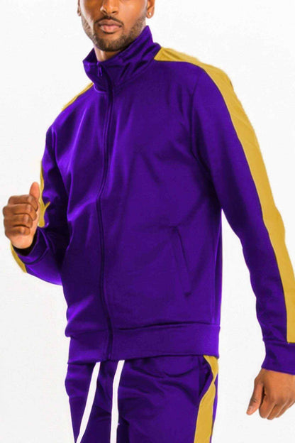 Track Single Stripe Jacket - Purcell's Clothing Company