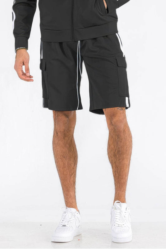 Two Stripe Cargo Pouch Shorts - Purcell's Clothing Company