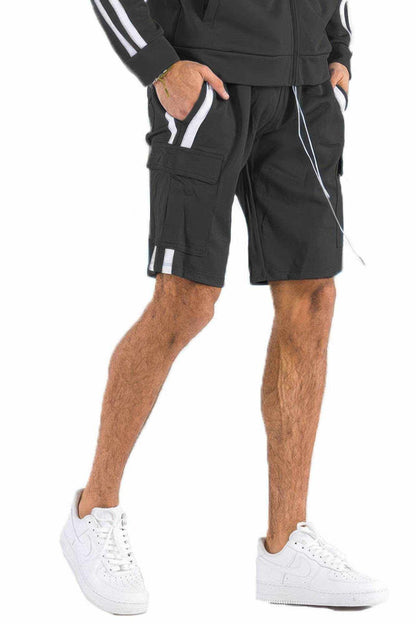 Two Stripe Cargo Pouch Shorts - Purcell's Clothing Company