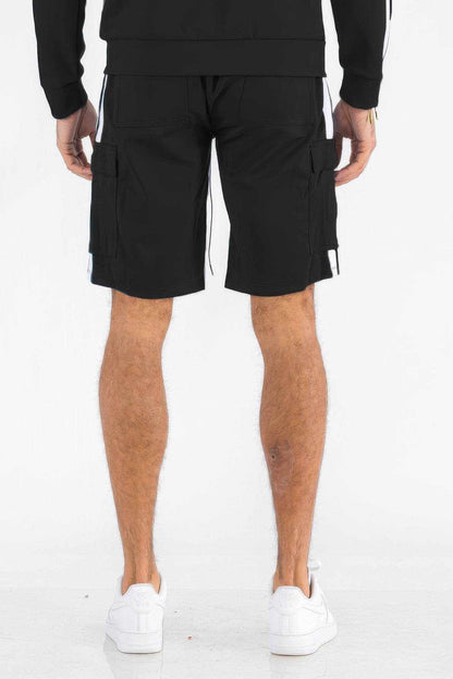 Two Stripe Cargo Pouch Shorts - Purcell's Clothing Company