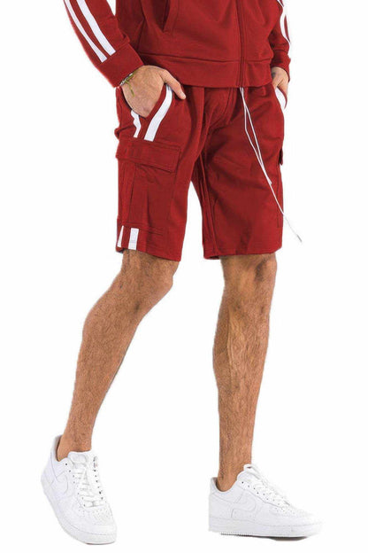 Two Stripe Cargo Pouch Shorts - Purcell's Clothing Company