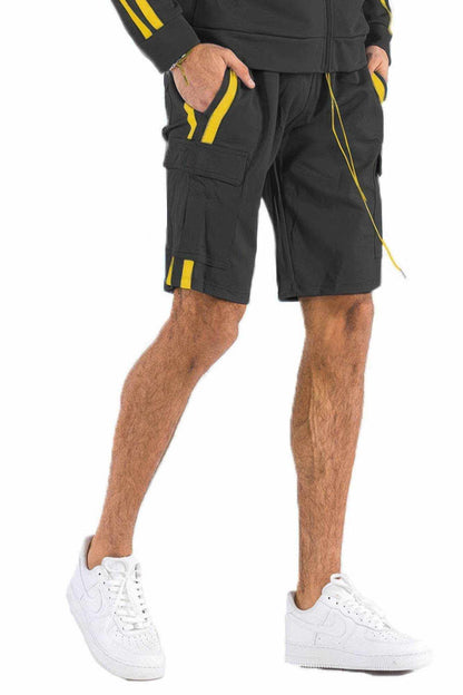 Two Stripe Cargo Pouch Shorts - Purcell's Clothing Company