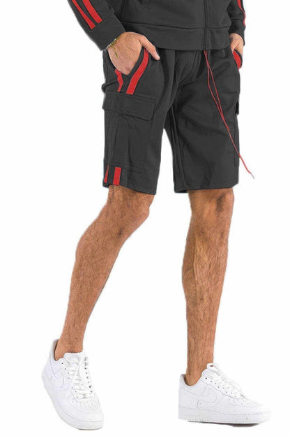 Two Stripe Cargo Pouch Shorts - Purcell's Clothing Company