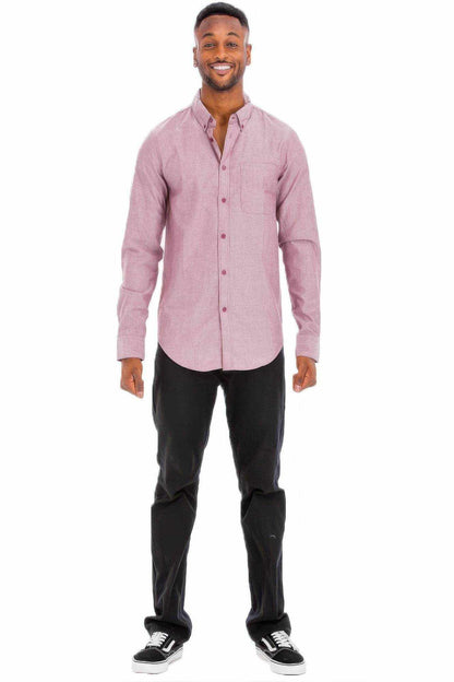 Casual Long Sleeve Pocket Shirt - Purcell's Clothing Company