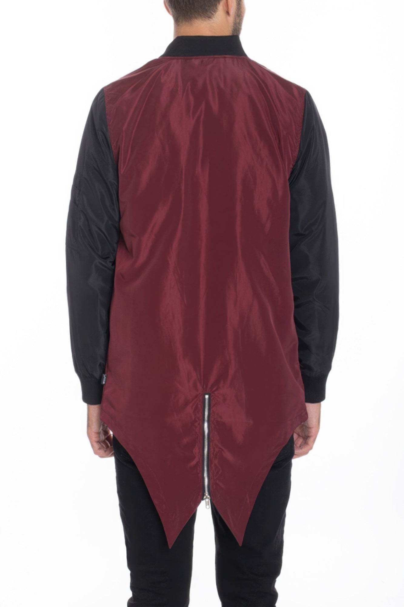 Mens Casual Windbreaker Satin Jacket - Purcell's Clothing Company