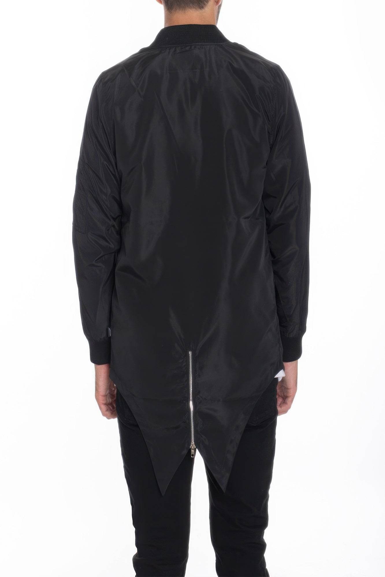 Mens Casual Windbreaker Satin Jacket - Purcell's Clothing Company