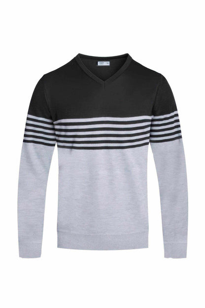 Mens Knit Vneck Pullover Sweater - Purcell's Clothing Company