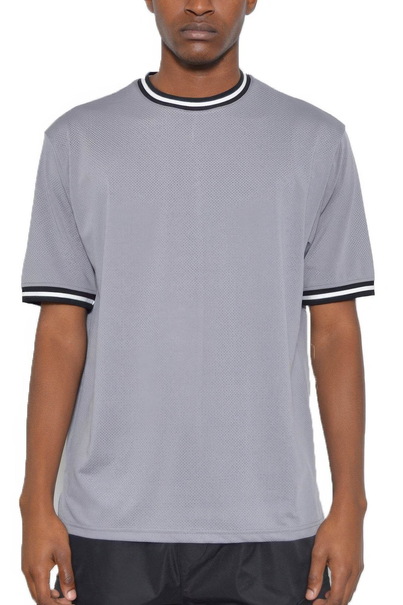 Micromesh Round Neck Tshirt - Purcell's Clothing Company
