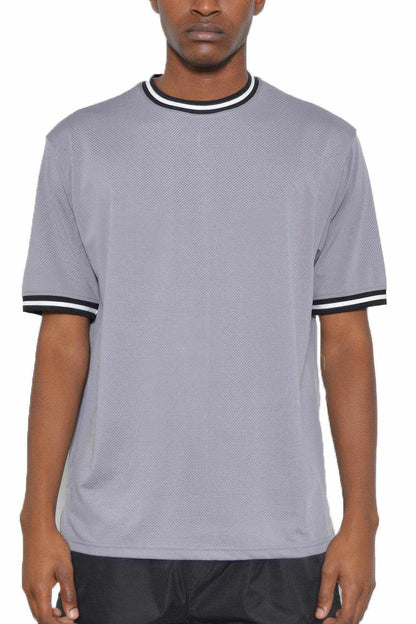 Micromesh Round Neck Tshirt - Purcell's Clothing Company