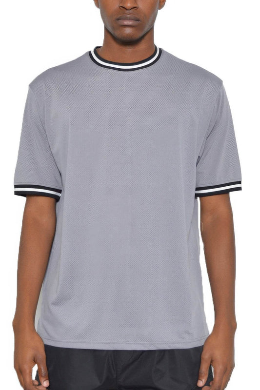 Micromesh Round Neck Tshirt - Purcell's Clothing Company