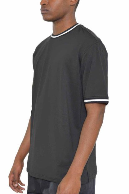 Micromesh Round Neck Tshirt - Purcell's Clothing Company