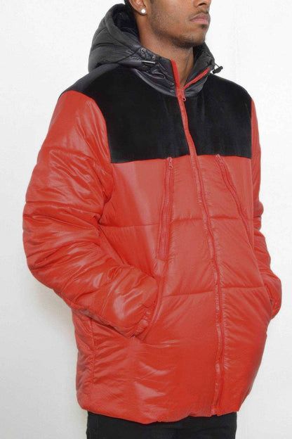 Mens Padded Buffle Puffer Jacket - Purcell's Clothing Company