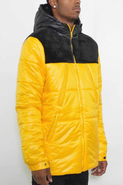 Mens Padded Buffle Puffer Jacket - Purcell's Clothing Company