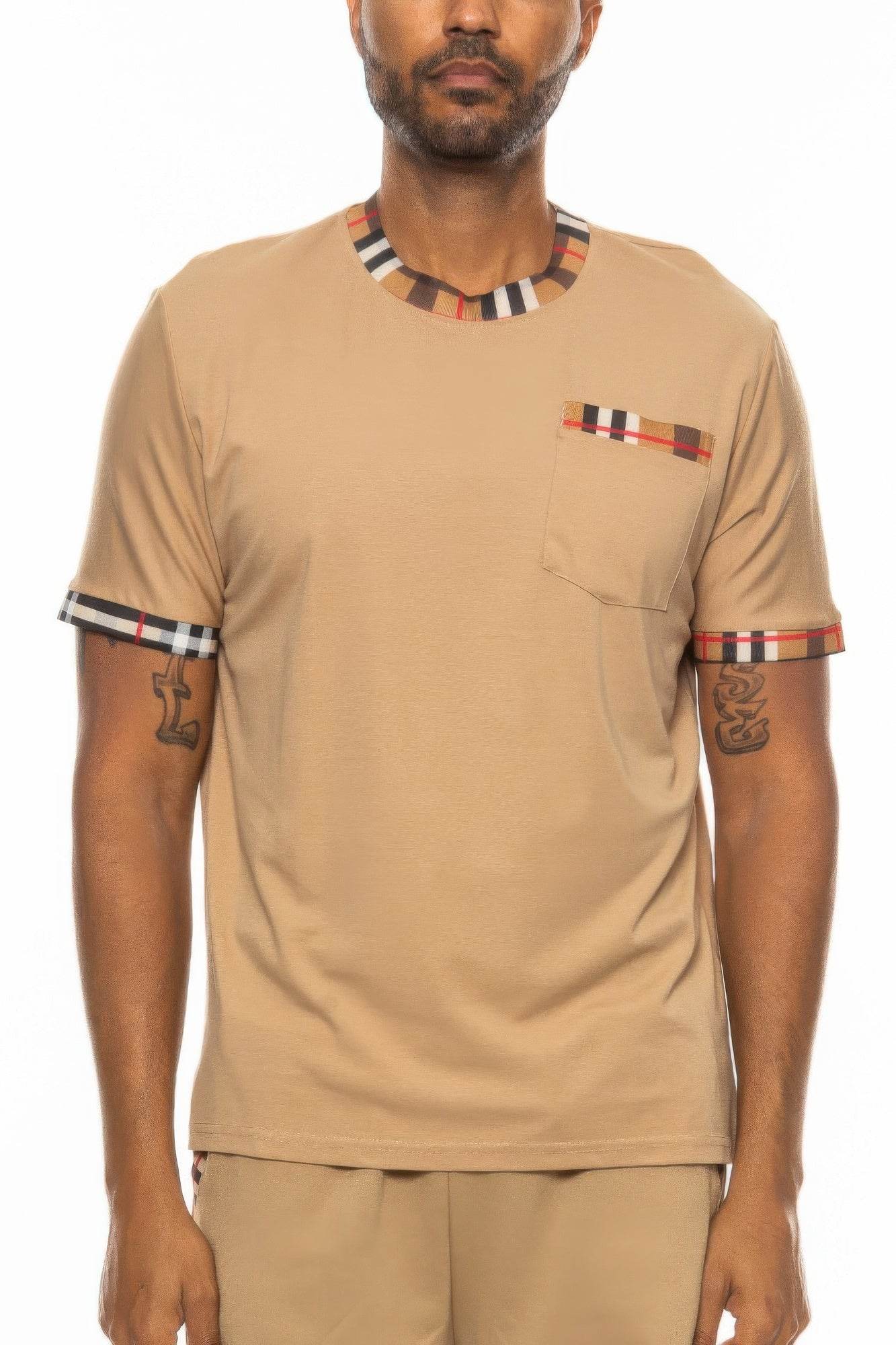Checkered Short Sleeve Tee - Purcell's Clothing Company